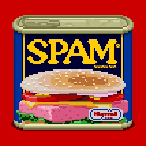 S.P.A.M pixel art