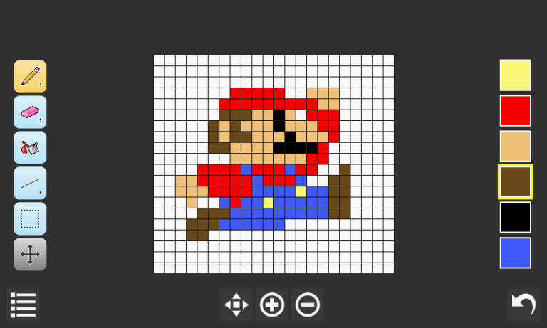 Pixel art editor