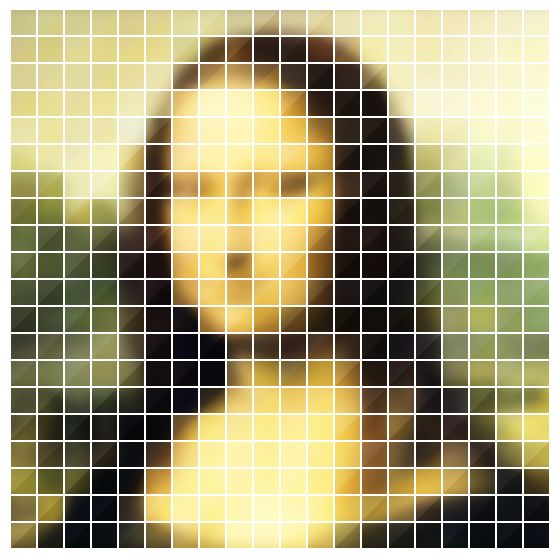Pixel art Joconde