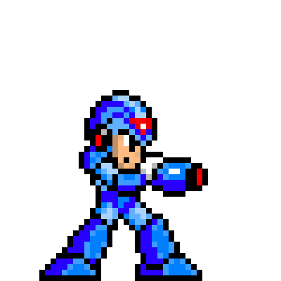 Megaman X pixel art