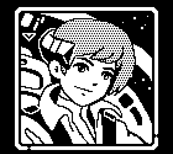 1 bit pixel art