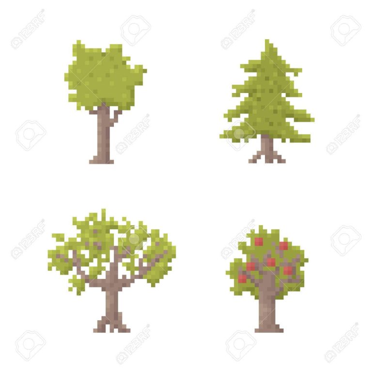 Pixel art Arbre