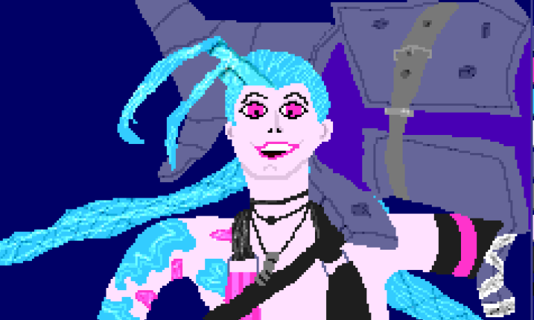 Pixel art Jinx