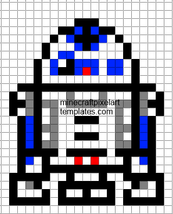 Pixel art R2D2
