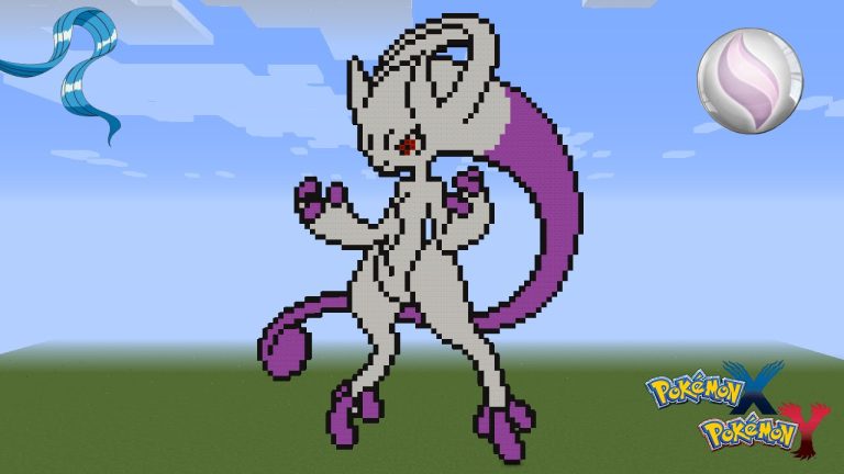 Mega Mewtwo y pixel art