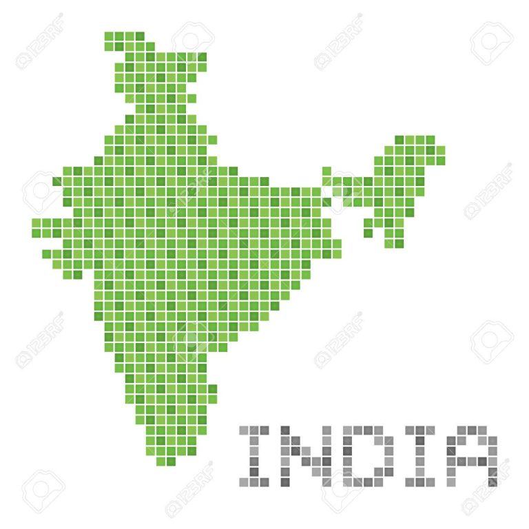 Pixel art Indien