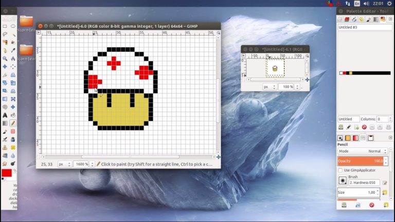 Pixel art w gimpie