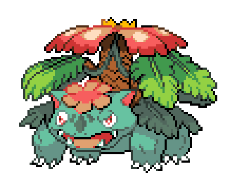 Mega Venusaur pixel art
