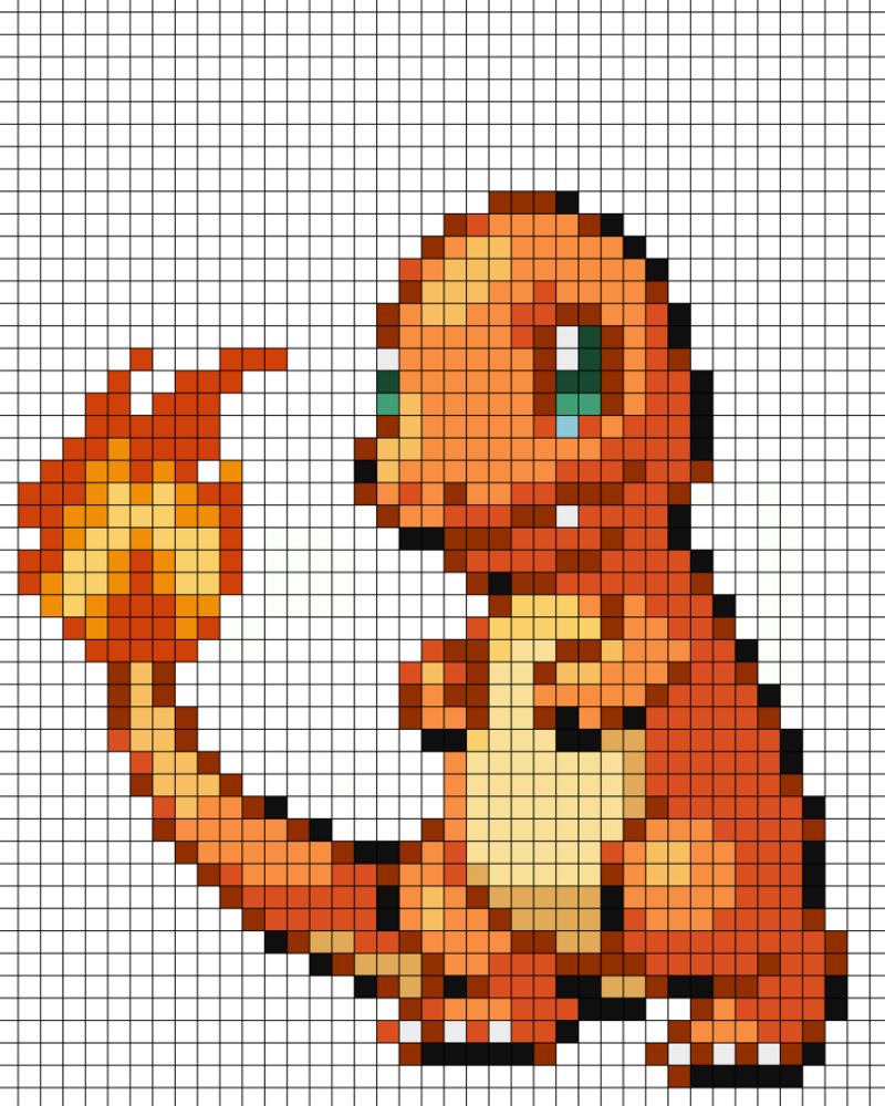 Pixel Art Pokemon Facile Pixel Art