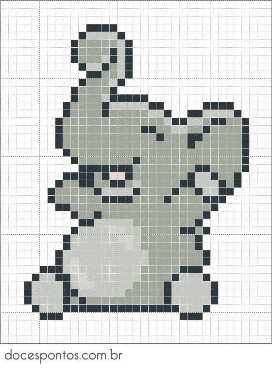 Pixel art Elephant