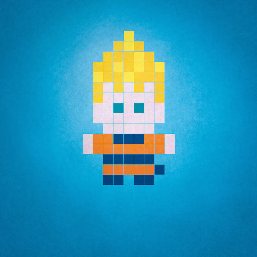 Pixel art Mini | Modèle Coloriage Facile | Dessin à Imprimer
