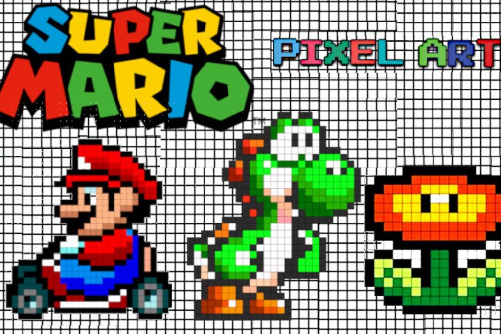 Pixel Art Among Us | Modèle Coloriage Facile | Dessin à Imprimer