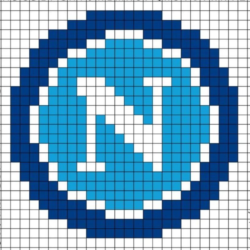 pixel art facile ssc naples