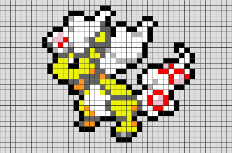 Mega Ampharos pixel art