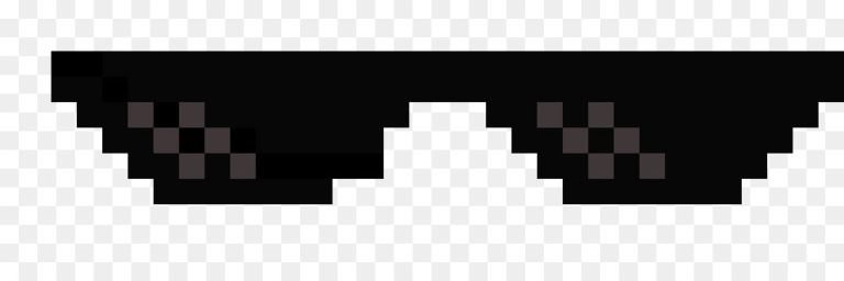Pixel art Lunettes de soleil : Le style d’un Men in black