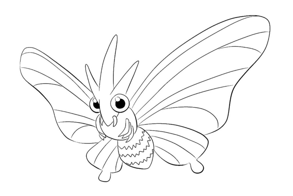 coloriage pokemon aeromite