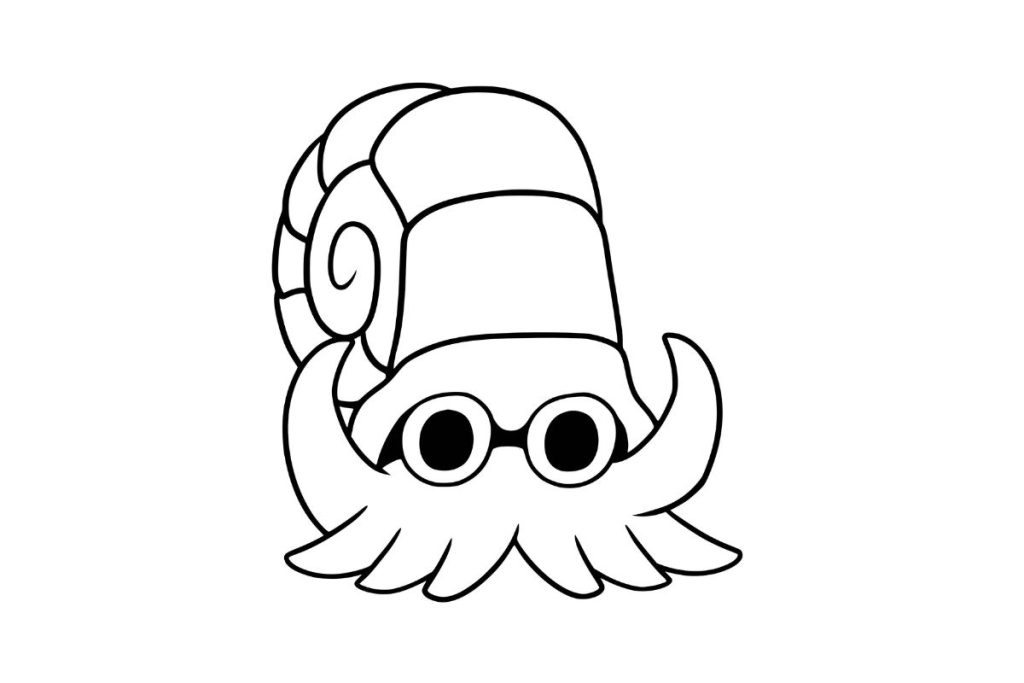 coloriage pokemon amonita
