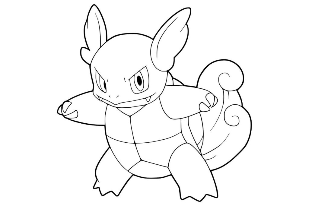 coloriage pokemon carabaffe