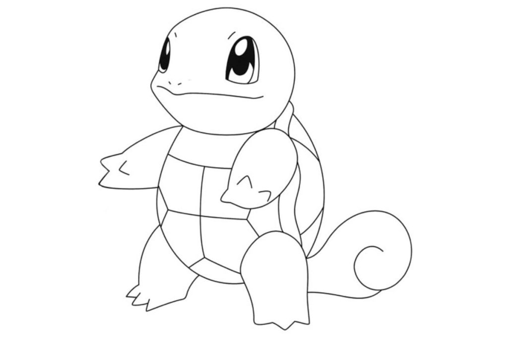 coloriage pokemon carapuce