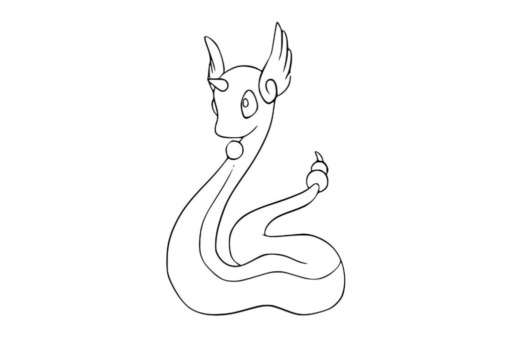 coloriage pokemon draco
