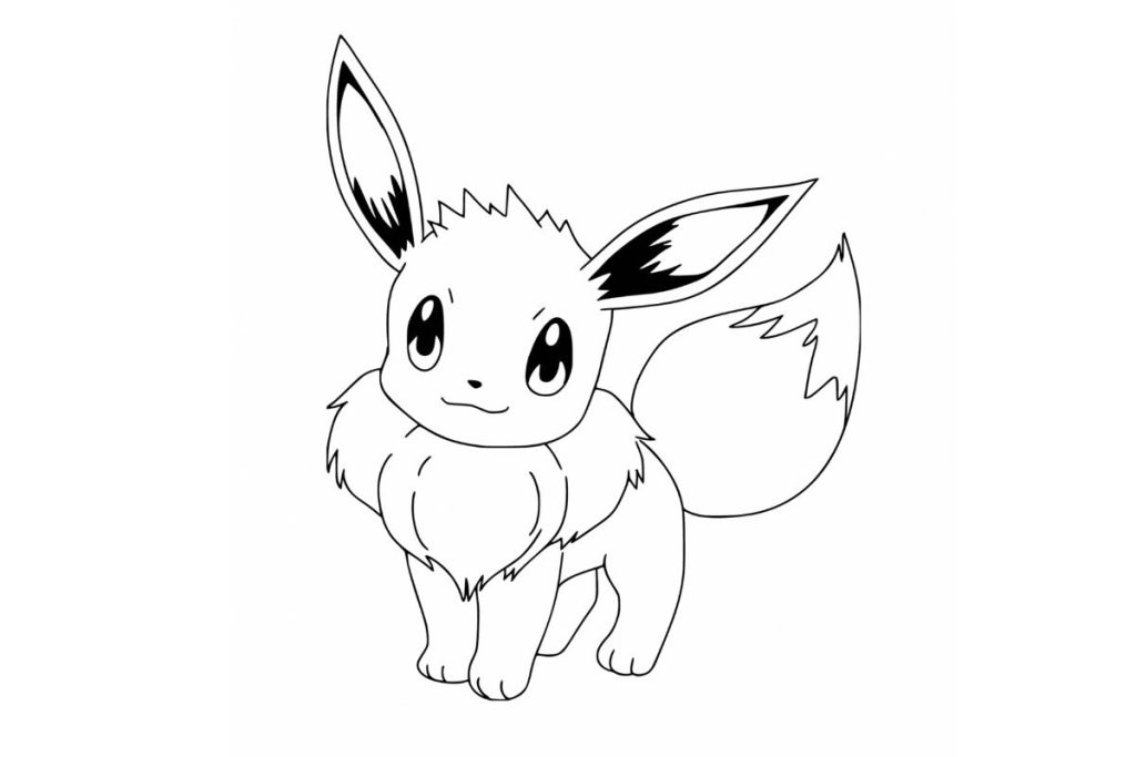 coloriage pokemon évoli