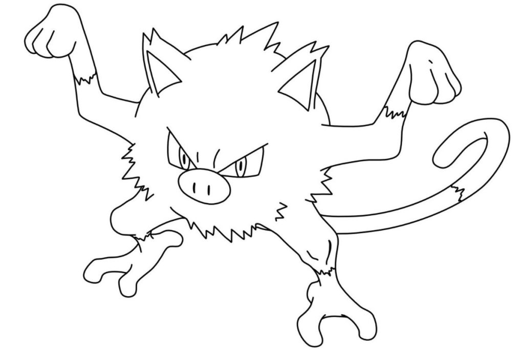 coloriage pokemon ferosinge