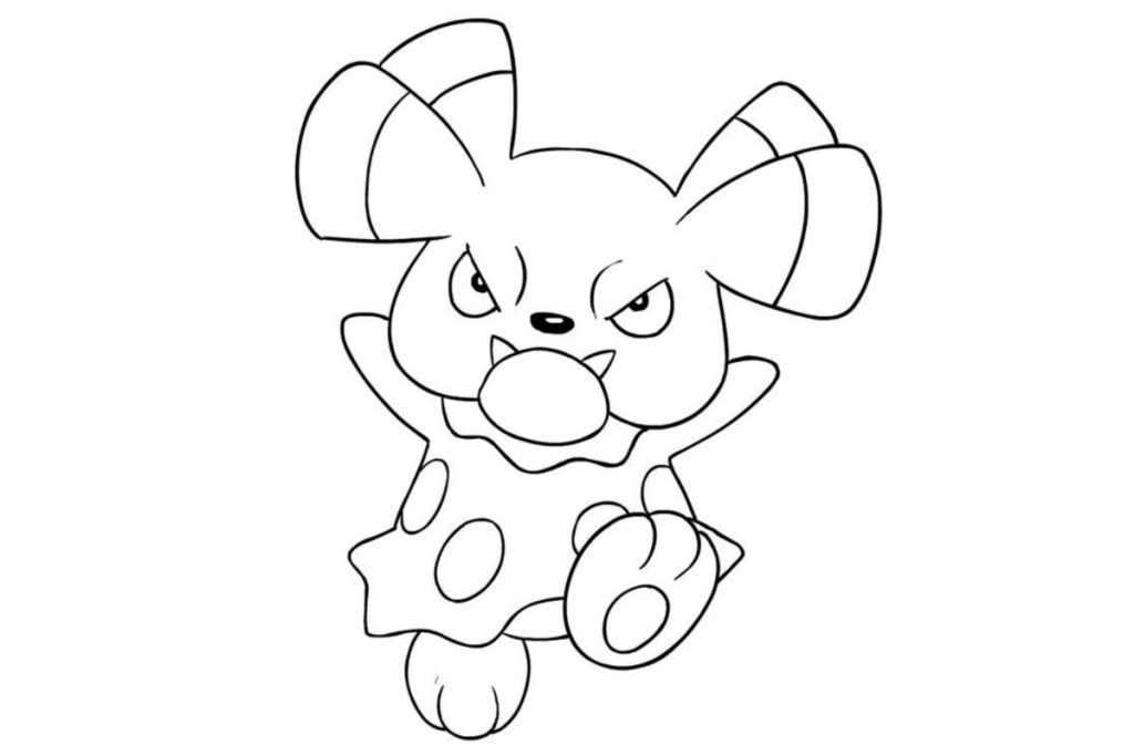 coloriage pokemon granbull