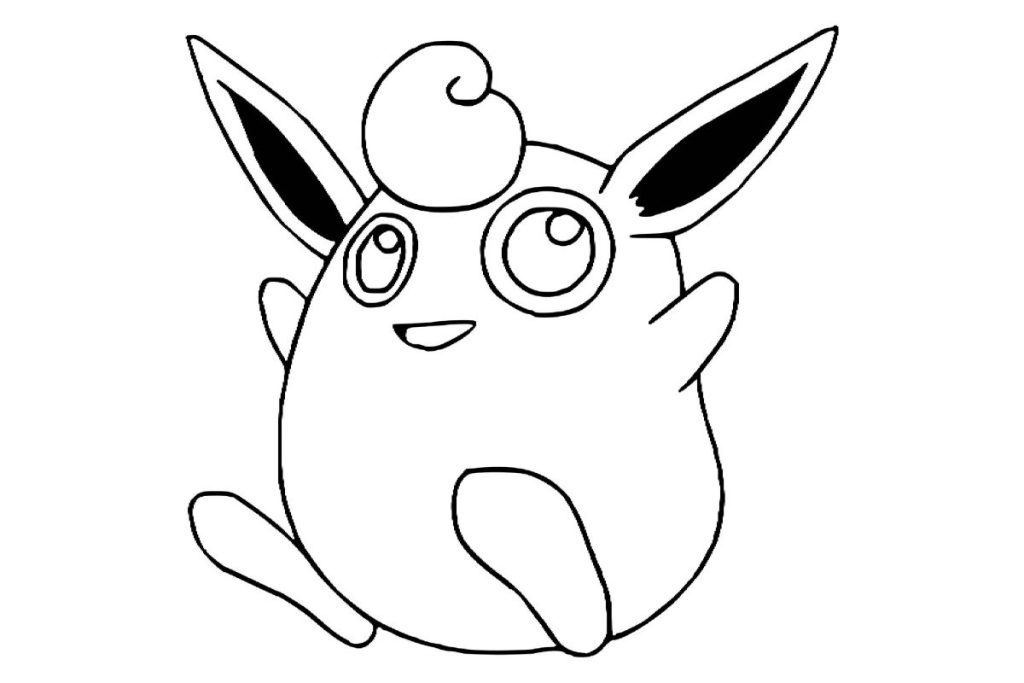 coloriage pokemon grodoudou