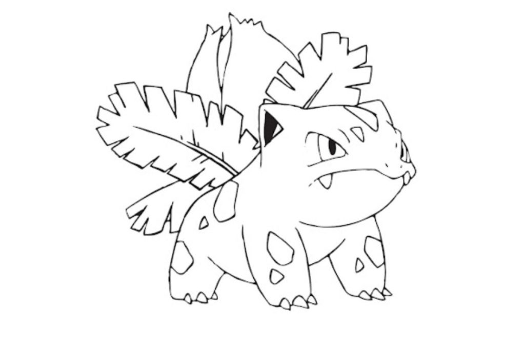 coloriage pokemon herbizarre