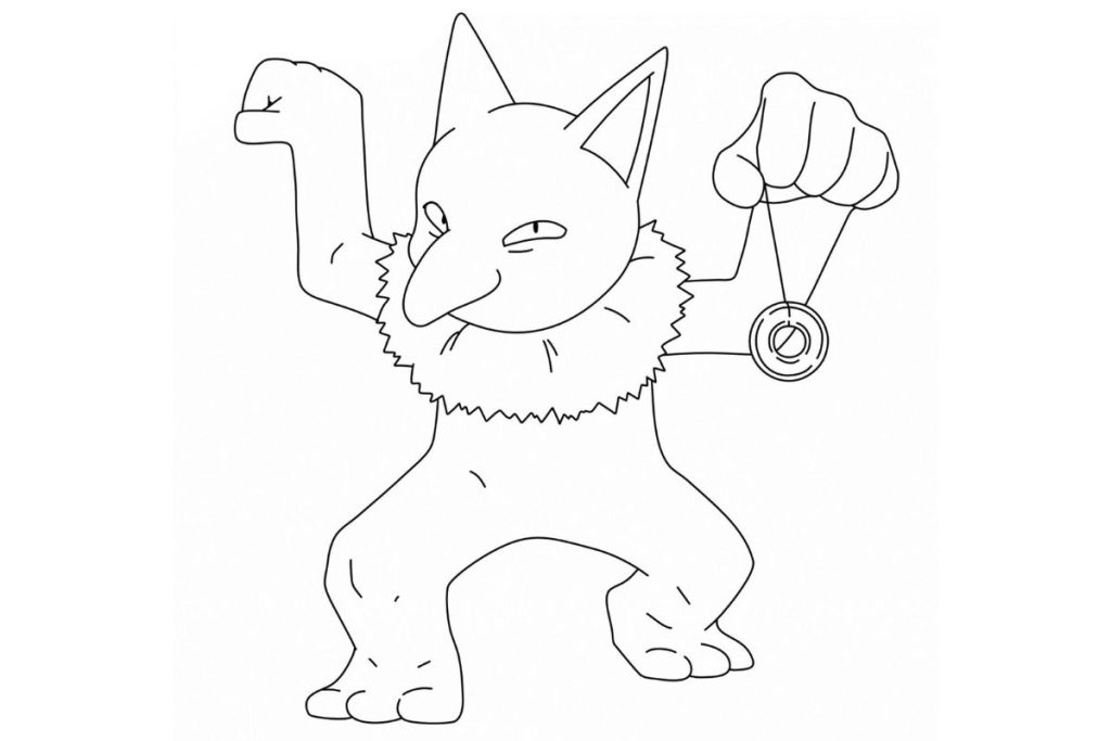 coloriage pokemon hypnomade