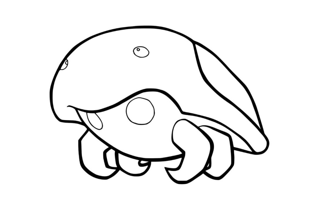 coloriage pokemon kabuto