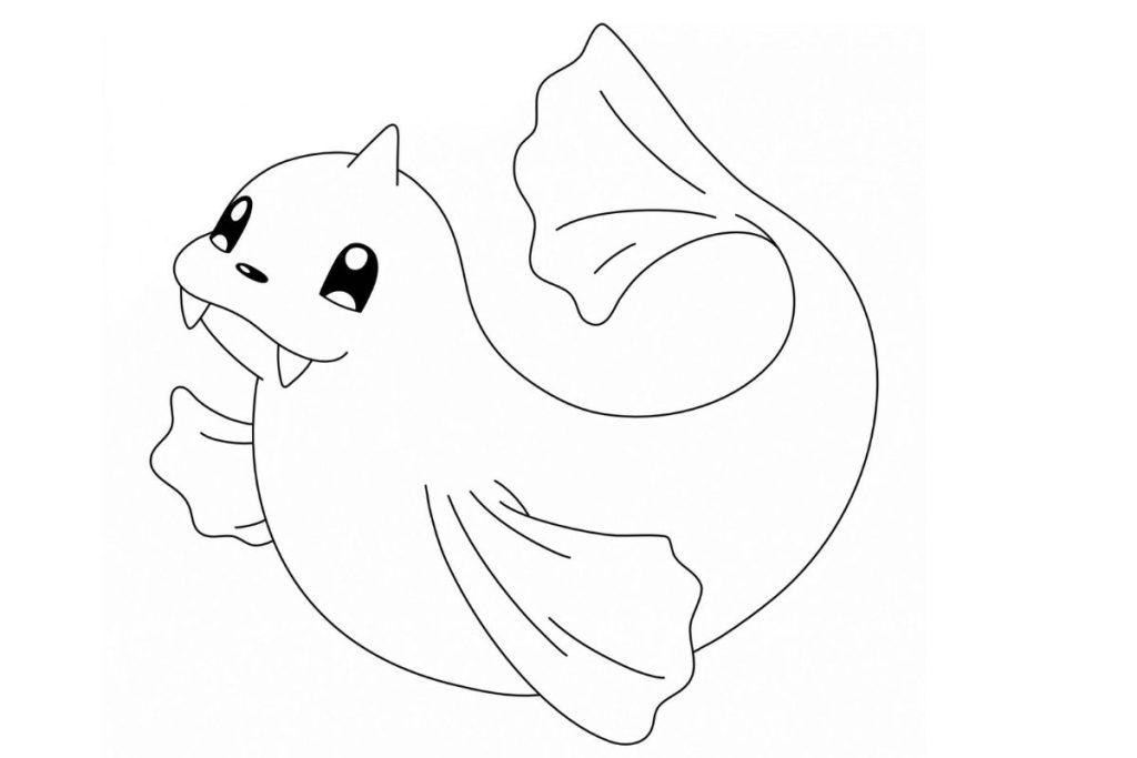 coloriage pokemon lamantine