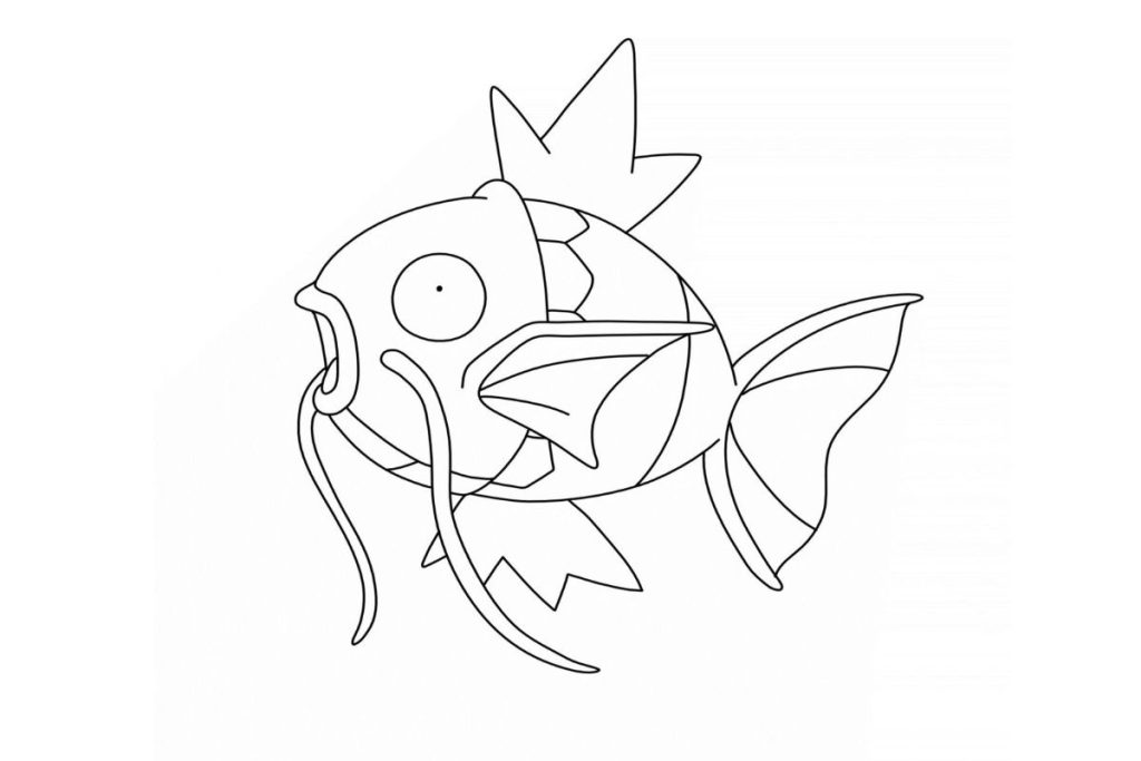 coloriage pokemon magicarpe