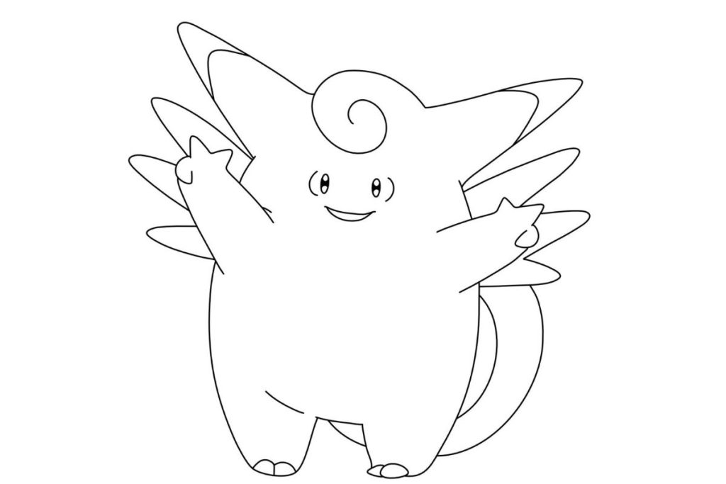 coloriage pokemon melodelfe