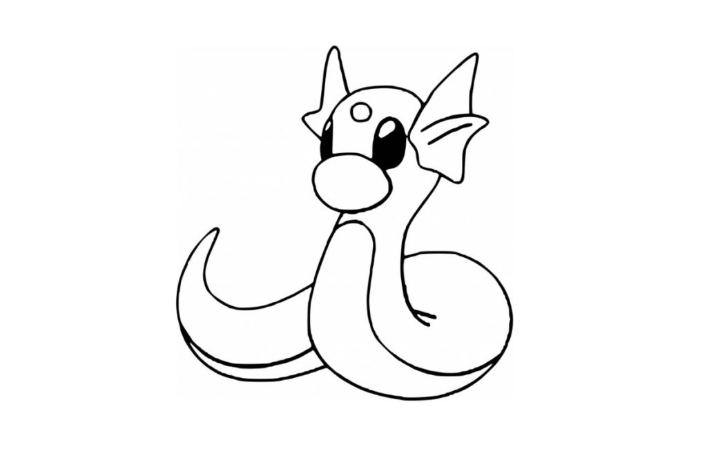 coloriage pokemon minidraco