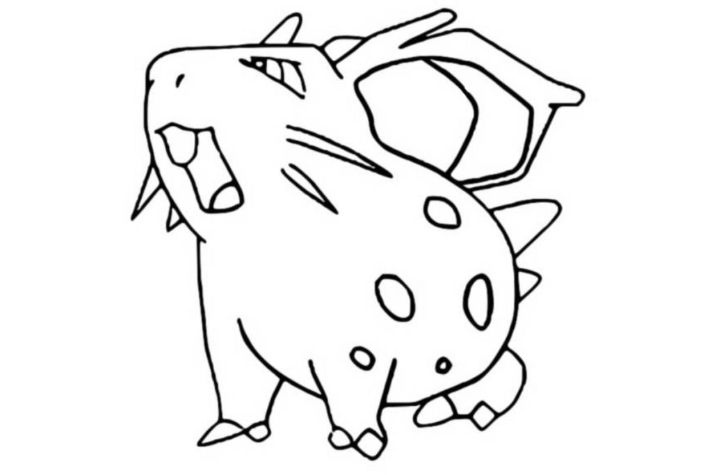 coloriage pokemon nidoran