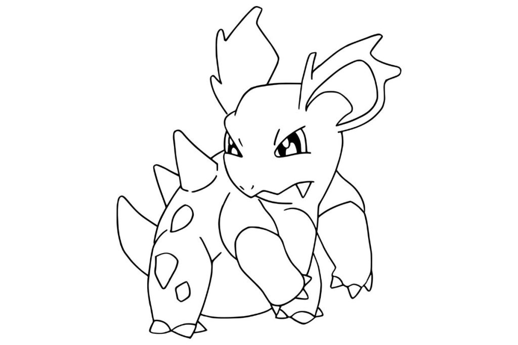 coloriage pokemon nidorina
