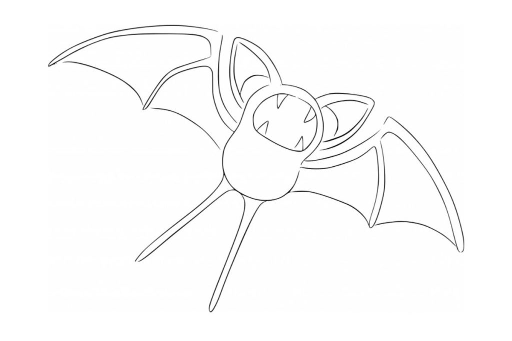 coloriage pokemon nosferapti