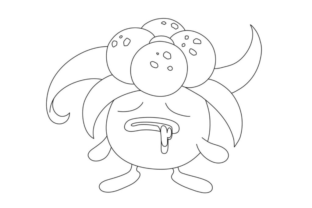 coloriage pokemon ortide