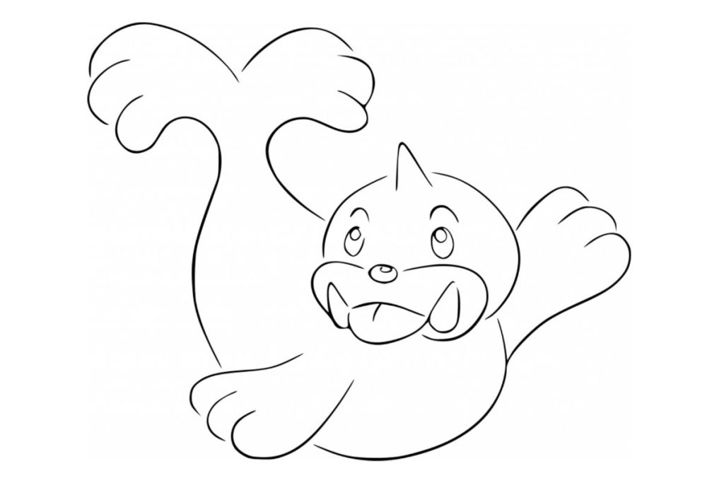 coloriage pokemon otaria