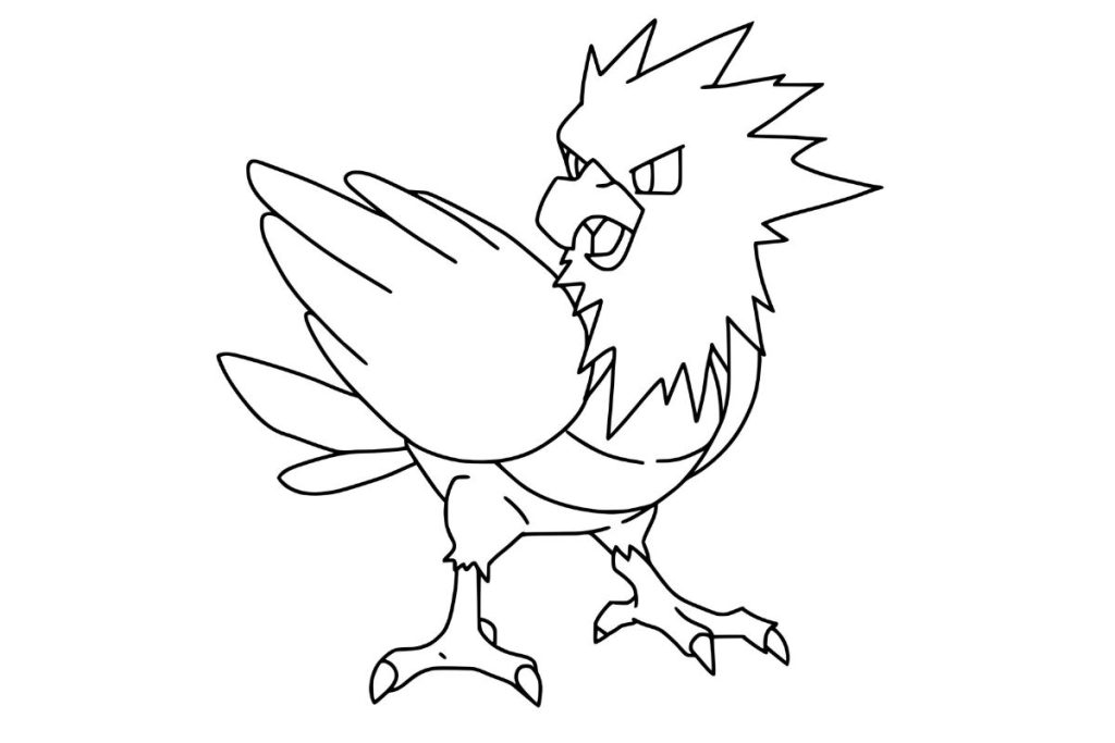 coloriage pokemon piafabec