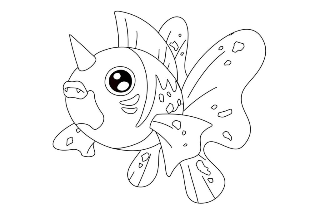 coloriage pokemon poissoroy