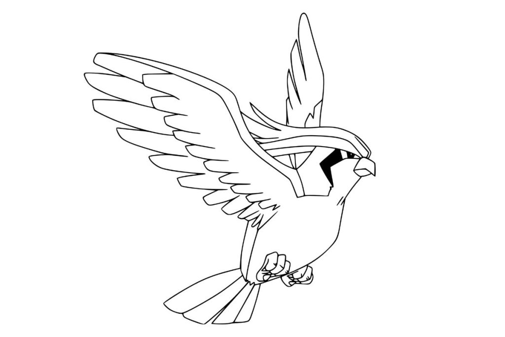 coloriage pokemon roucarnage