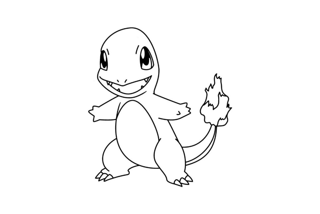 coloriage pokemon salameche