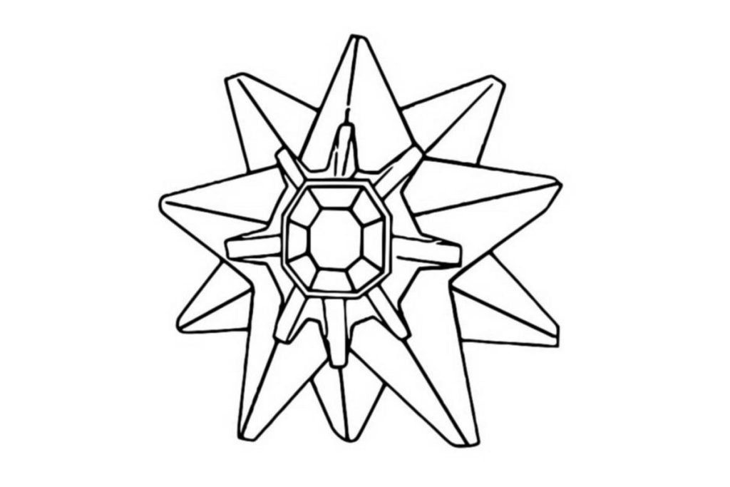 coloriage pokemon staross