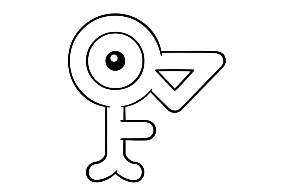 coloriage pokemon zarbi