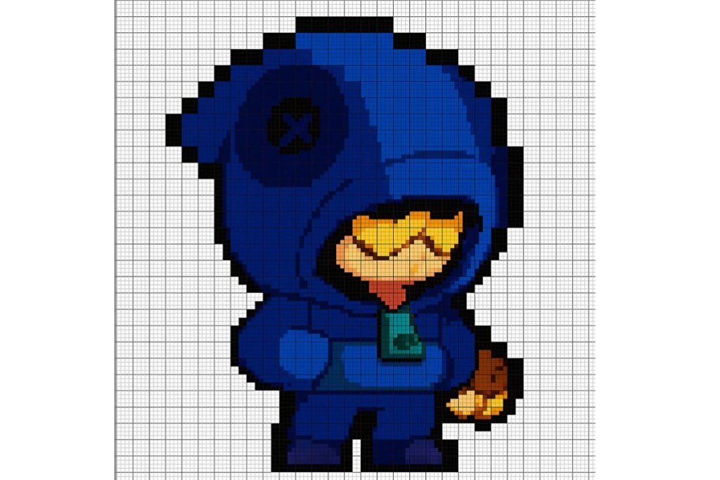 pixel art difficile brawl stars