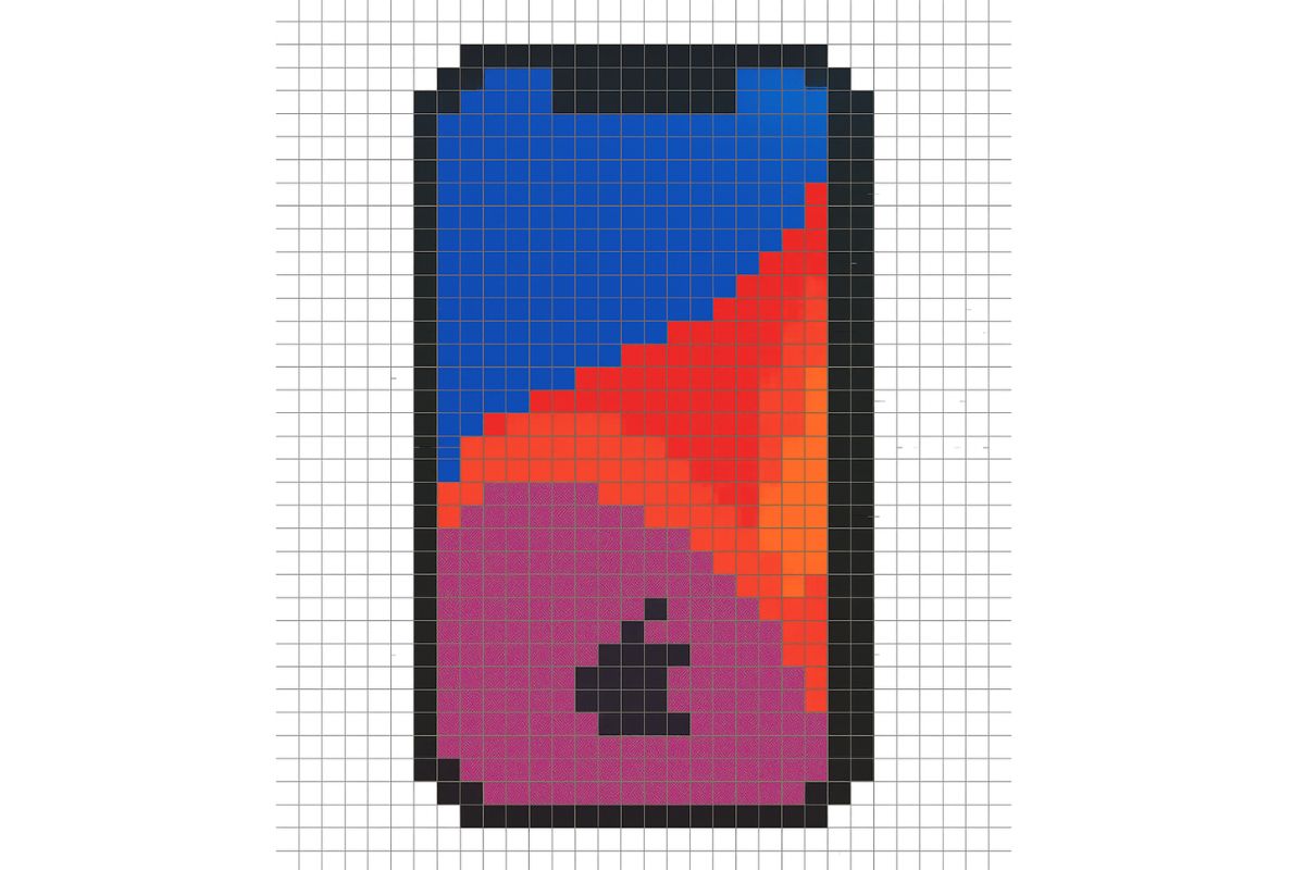 pixel art difficile iphone 15