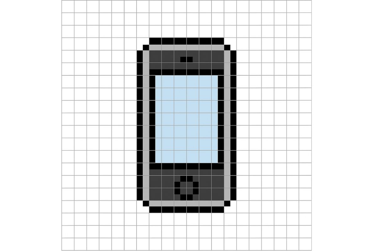 pixel art difficile iphone 2