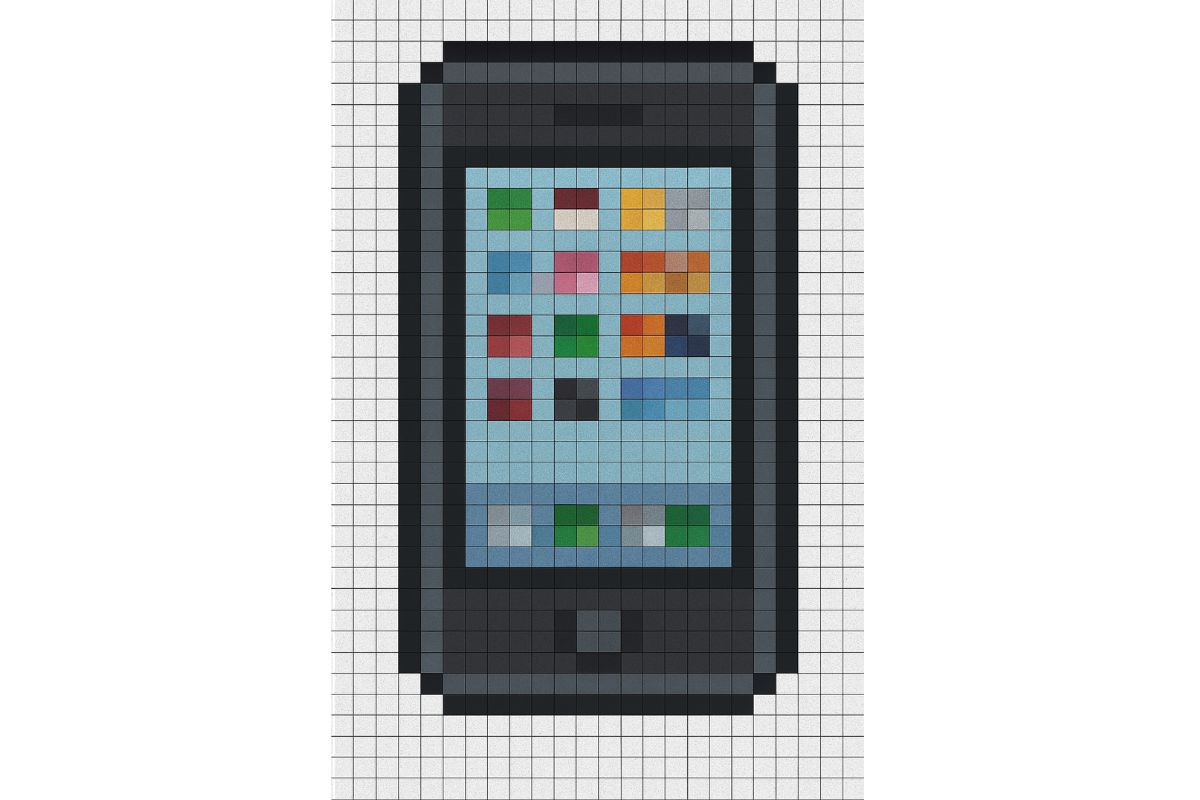 pixel art difficile iphone 5